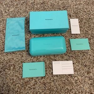 Tiffany Box, case and bag for sunglasses.
